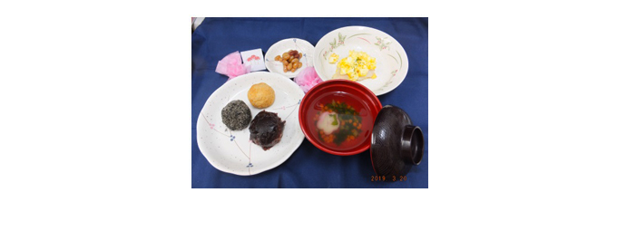 お彼岸献立「おはぎ」