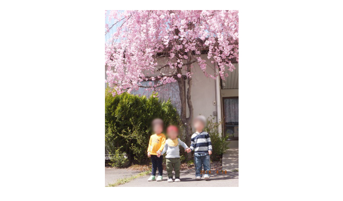 保育室「お花見遠足」